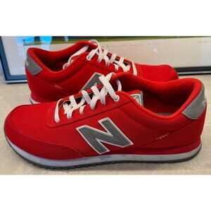 New Balance 501 Ripple Sole Shoe - Model MZ501POR - MEN'S SIZE 12 - RED / GRAY